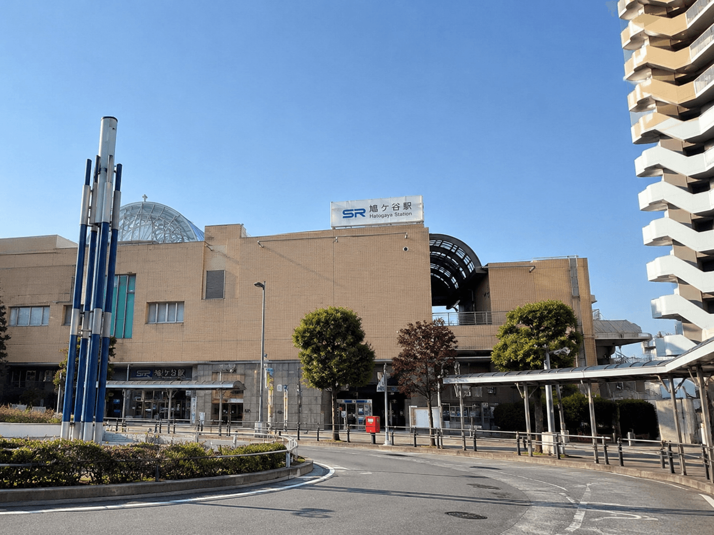 川口市鳩ヶ谷駅周辺の外観